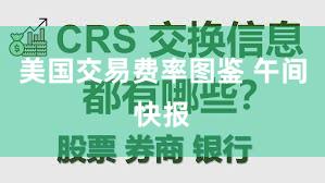 美国交易费率图鉴 午间快报